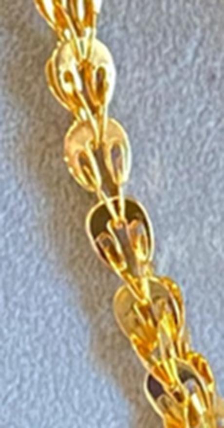 Gold-Plated Chain Necklace: 100cm " HALABY " Style Statement Jewelry