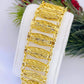 Luxury Gold Plated Wide Bracelet Vintage Ottoman Style