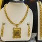 Ayat Al Kursi - أية الكرسي - Gold Plated Jewelry Set Islamic Gift