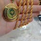 Luxury Gold Plated Rope Chain Pendant Necklace