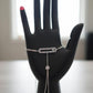 Luxury Colorful Sliding Stone Hand Harness • Rainbow Crystal Move Slave Bracelet Ring
