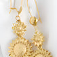 Gold-Plated Leaf Jewelry Set – 4-Piece Necklace, Bracelet, Earrings & Ring