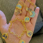 Gold-Plated Islamic Jewelry Set: Moon & Arabic Calligraphy Design