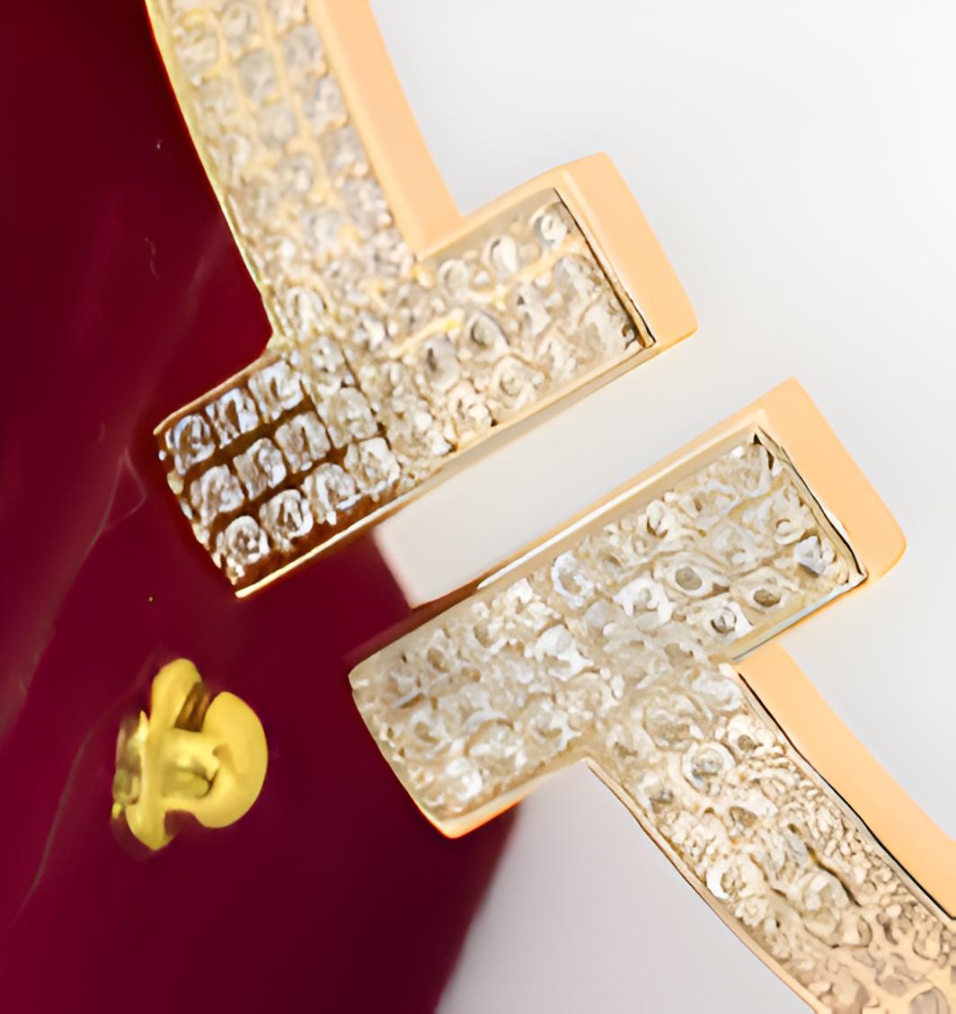 Elegant Gold-Plated Bracelet & Ring Set for Women – Dazzling Crystal Accents – Arabic Inspired Jewelry Gift