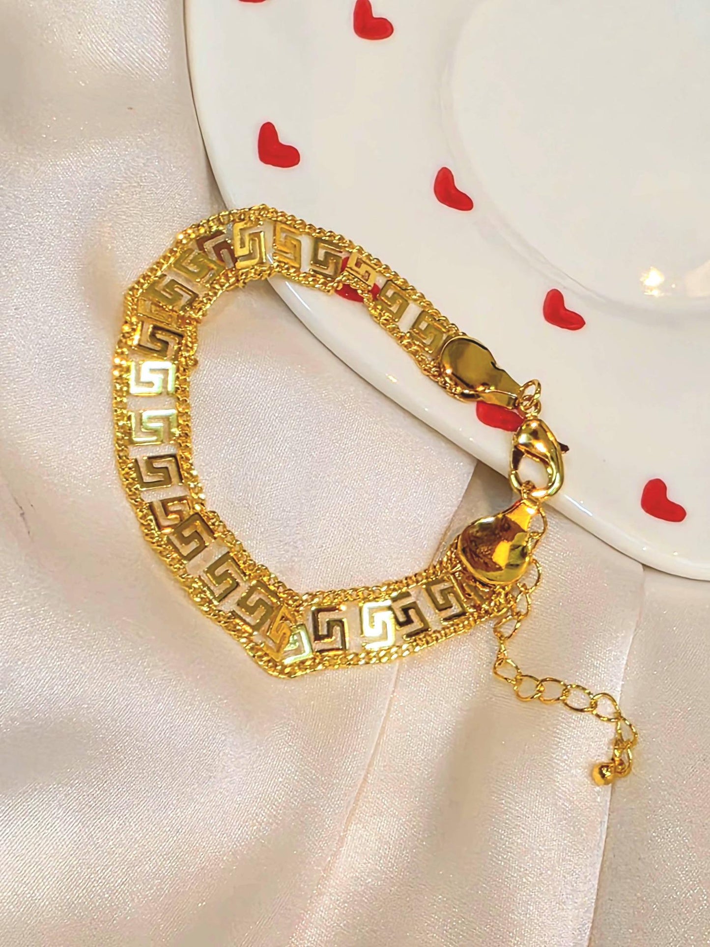 Luxury Gold Plated Chain Bracelet for Women