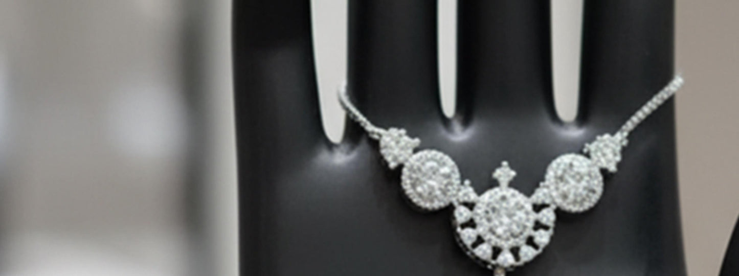 Luxury Silver Hand Chain Bracelet Elegant Bridal Slave Jewelry