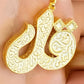 Gold-Plated Surah Al-Nas Necklace – Islamic Jewelry with Quran Engraving, 3 Colors