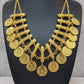 Elegant Gold Plated Lucky Clover Jewelry Set • Sparkling Crystal Flower Necklace