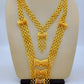 Gold-Plated Ethiopian Bridal Jewelry Set – Statement Necklace & Earrings