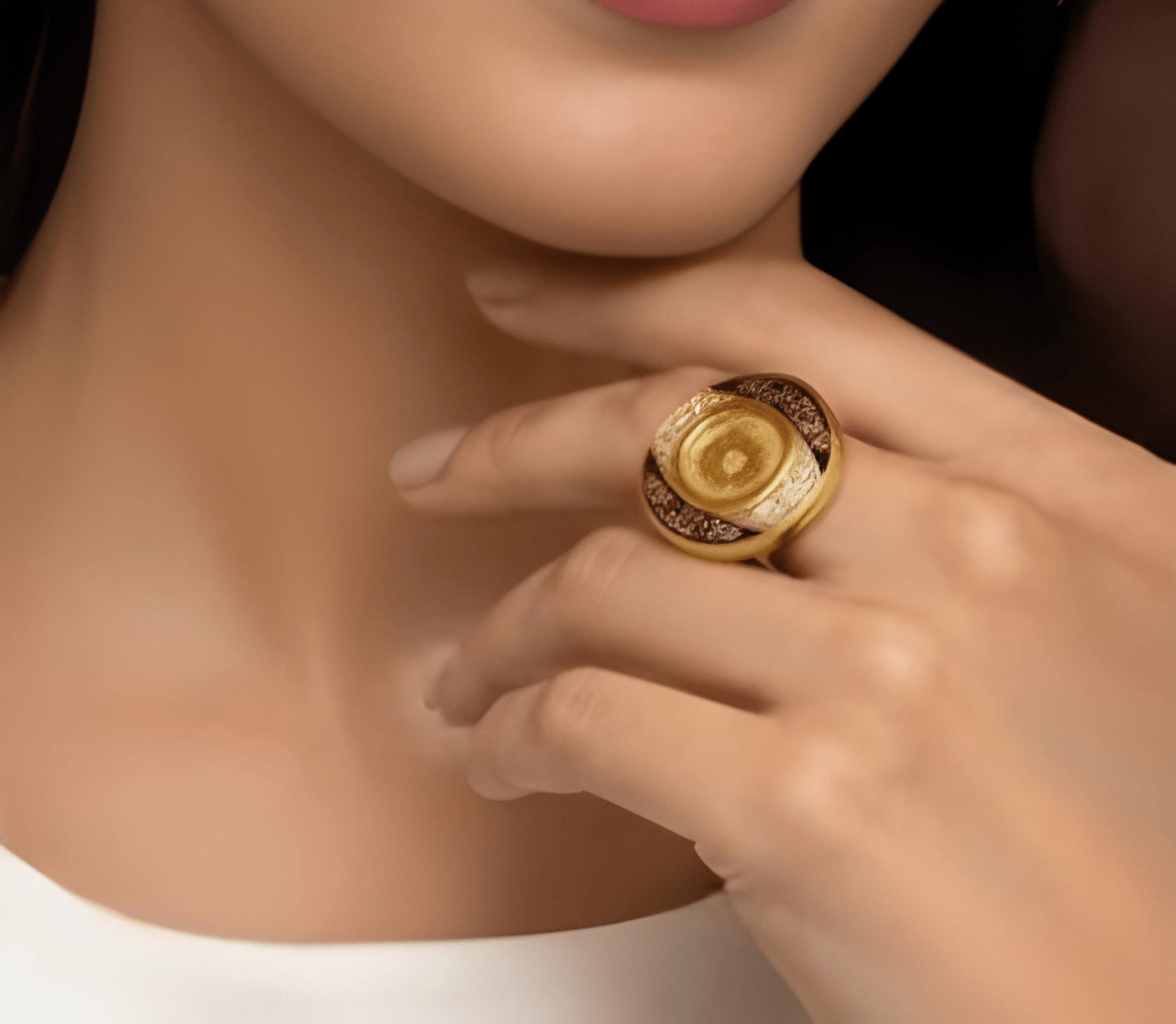 Luxury Gold Plated Greek Coin Jewelry Set