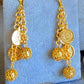 Gold-Plated Ottoman Coin Jewelry Set – 4-Piece Necklace, Earrings, Bracelet & Ring, Turkish Style