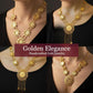 Luxury Gold Plated Ottoman Coin Statement Necklace