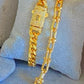 Gold Plated Jewelry Set: Monaco Necklace, Bracelet, Earrings & Ring