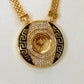 Luxury Gold Plated Greek Coin Jewelry Set