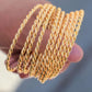 Luxury Gold Plated Stackable Bangles Set