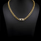 Luxury Gold Plated Monaco Jewelry Set • Crystal Halo Design • 4Pcs