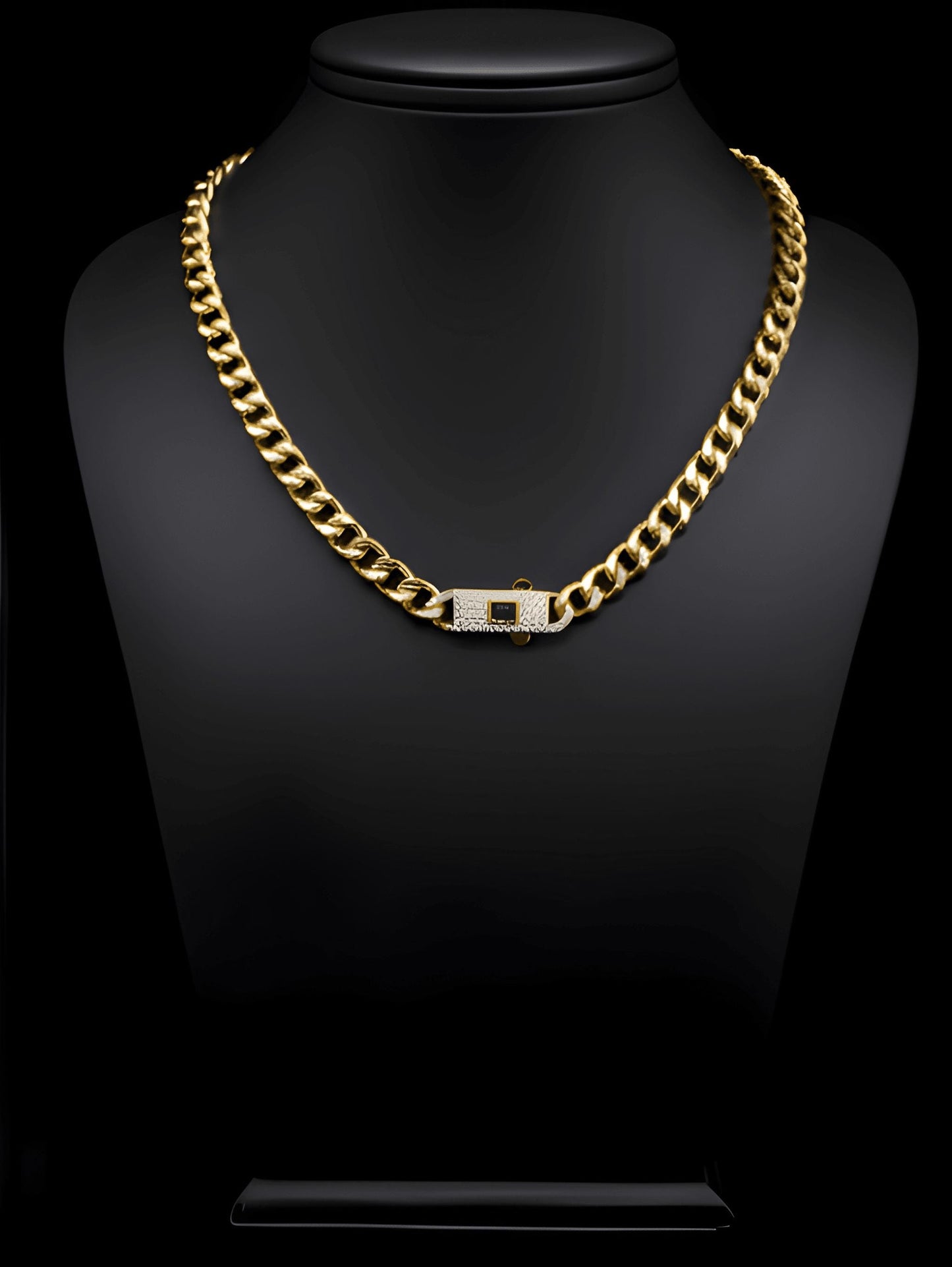 Luxury Gold Plated Monaco Jewelry Set • Crystal Halo Design • 4Pcs