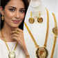 Luxury Gold Plated Greek Coin Jewelry Set