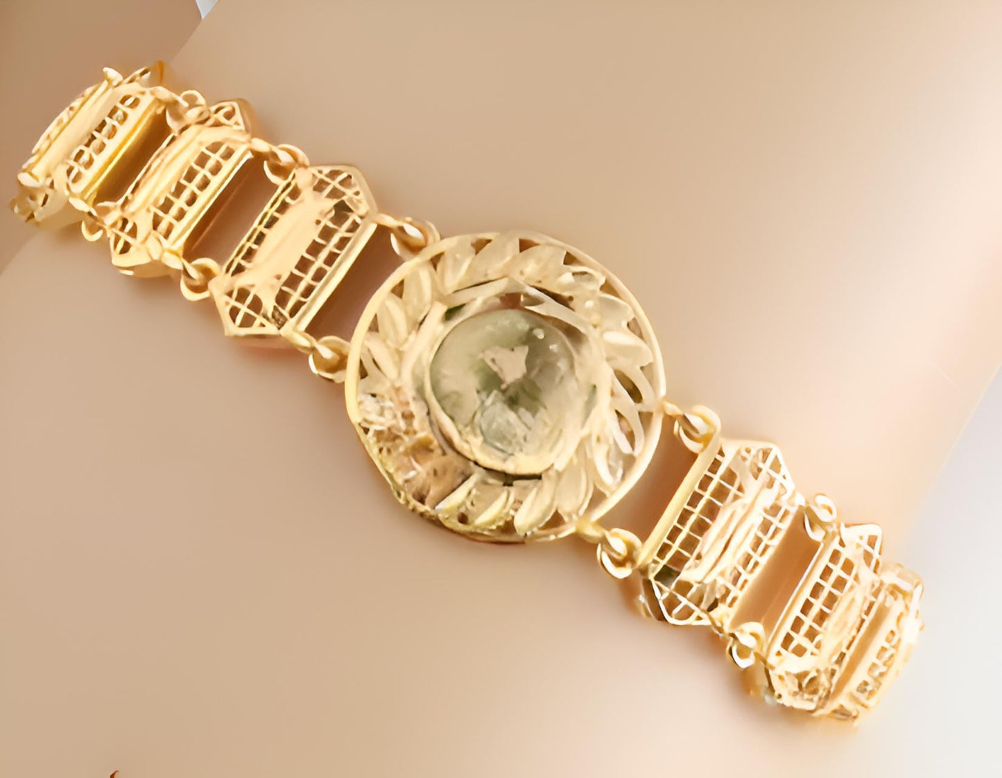 Gold-Plated Ottoman Coin Jewelry Set – Necklace, Bracelet, Earrings & Ring