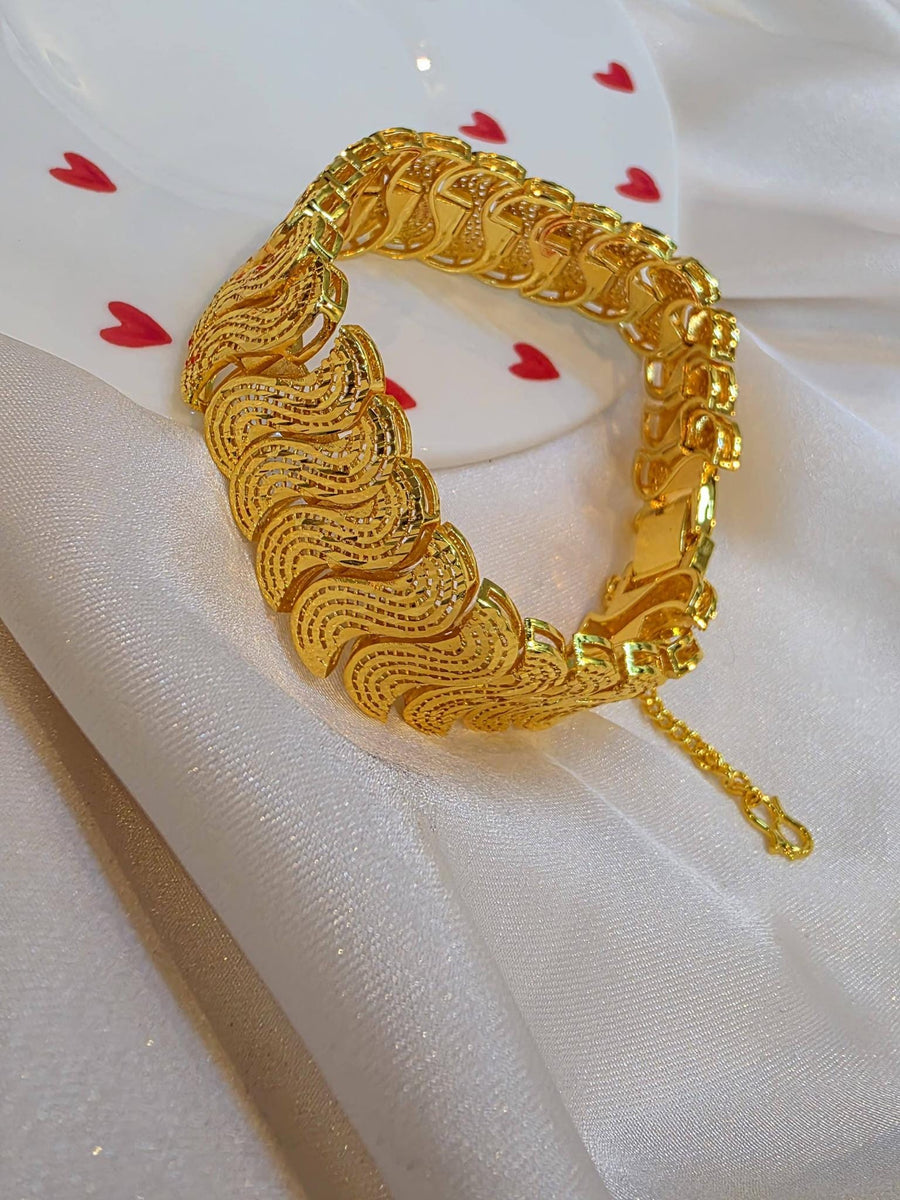 Luxury Gold Plated Chain Bracelet for Women