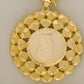 Gold-Plated Ottoman Medallion Bridal Jewelry Set – Necklace, Bracelet, Earrings & Ring