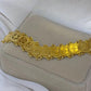 Luxury Gold Plated Coin Necklace Bracelet Set
