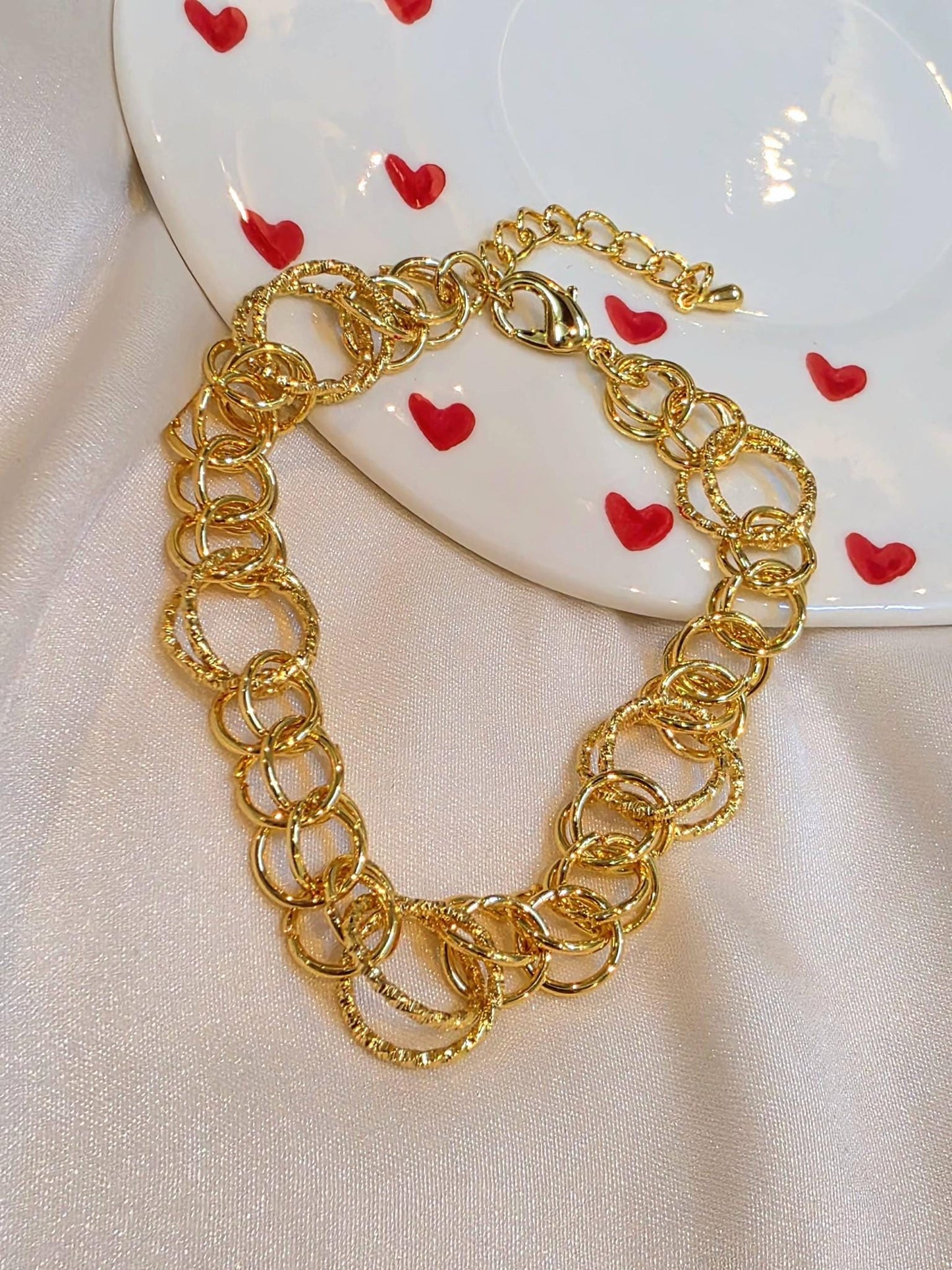 Luxury Gold Plated Chain Bracelet for Women