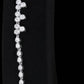 Luxury Silver Teardrop Jewelry Set Bridal Wedding Statement Gift