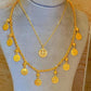 Gold-Plated Ottoman Coin Jewelry Set – Complete 6-Piece Turkish Style Jewelry Collection