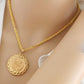 Gold-Plated Ottoman Coin Jewelry Set – Necklace, Bracelet, Earrings & Ring