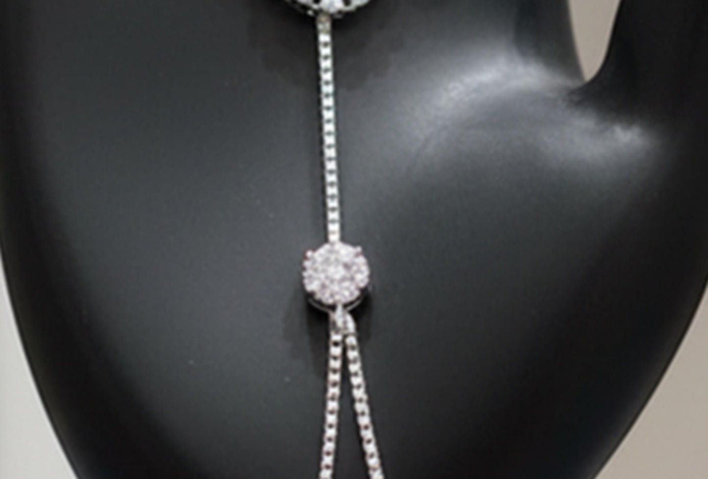 Luxury Silver Hand Chain Bracelet Elegant Bridal Slave Jewelry