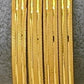 Gold Plated Bangle Bracelet Set Textured Stackable Jewelry