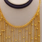 Gold-Plated Arabic Jewelry Set – 4-Piece Necklace, Earrings, Bracelet & Ring