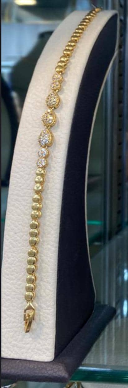 Gold Plated Bridal Jewelry Set Luxury Necklace Earrings Bracelet Ring Elegant