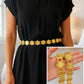 Gold Plated Coin Waist Chain Belt Vintage Body Jewelry
