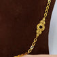 Luxury Gold Plated Statement Necklace Set