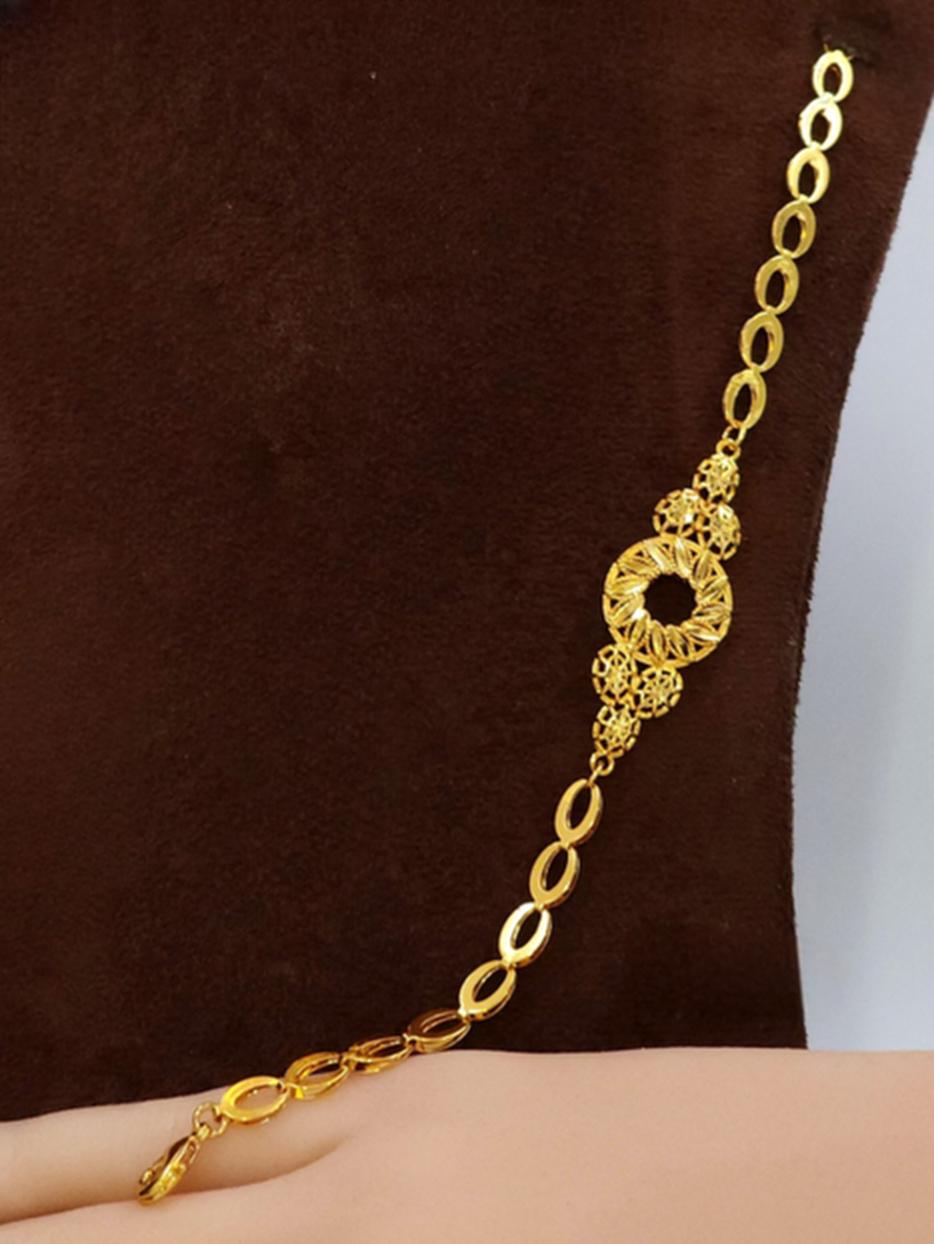 Luxury Gold Plated Statement Necklace Set