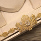 Gold Plated Bridal Crown Jewelry Set Hamsa Wedding Tiara