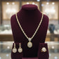 Gold Plated Sunburst Jewelry Set Luxury Necklace Earrings Ring Elegant