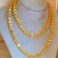 Gold-Plated Chain Necklace: 100cm " HALABY " Style Statement Jewelry