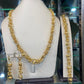 Luxury Gold Plated Chain Jewelry Set Elegant Statement Gift