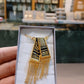 Luxury Gold Plated Palestine Map Necklace With Keffiyeh