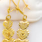 Gold-Plated Arabic Jewelry Set – Heart  Sun Motif – Statement Necklace, Bracelet, Ring & Earrings