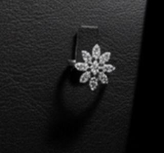 Luxury Silver Floral Jewelry Set Bridal Wedding Elegant Gift
