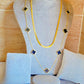 Gold-Plated Black Clover Jewelry Set – Necklace, Bracelet, Earrings & Ring for Women
