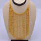 Gold-Plated Arabic Jewelry Set – 4-Piece Necklace, Earrings, Bracelet & Ring