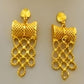 Gold-Plated Ethiopian Bridal Jewelry Set – Statement Necklace & Earrings