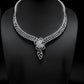Luxury Silver Clover Jewelry Set Elegant Minimal Wedding Gift