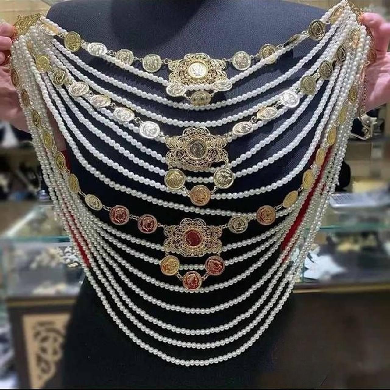 Gold Plated Coin Body Chain Festival Belly Dance Necklace