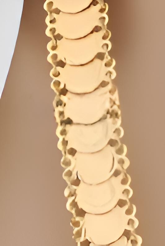 Gold-Plated Ottoman Coin Necklace – Arabic Calligraphy Pendant, Turkish Style